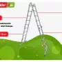 Лестница трансформер 4Х5 LadderBel PROF LT455