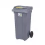 Мусорный контейнер Razak Plast 120 л (светло серый)