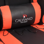 Вибромассажное кресло Calviano 1583 (черно-красное)