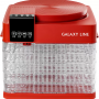 Сушилка для овощей и фруктов Galaxy Line GL 2630 (красный)