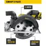 Циркулярная пила аккумуляторная Kolner KCW 18BL-165-1