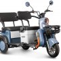 Трицикл Rutrike Gelbert Beta 48V/60V (Сине-белый)