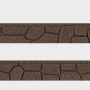 Бордюр садовый Multy Home Stones (9х120 см, коричневый)