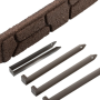 Бордюр садовый Multy Home Stones (9х120 см, коричневый)