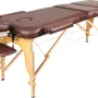 Массажный стол Atlas Sport складной 3-с 70 см деревянный (коричневый)