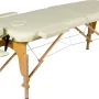 Массажный стол Atlas Sport складной 2-с 60 см деревянный (бежевый, сумка в подарок)