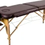 Массажный стол Atlas Sport складной 2-с 60 см деревянный (коричневый, сумка в подарок)