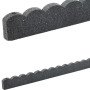 Бордюр садовый Multy Home Flexi Curve Scalloped (120 см, серый)