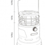 Обогреватель газовый портативный Naturehike NH20RJ008-BL