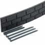 Бордюр садовый Multy Home EZ Border Bricks (120 см, серый)