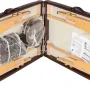 Массажный стол Atlas Sport складной 2-с 60 см деревянный (коричневый, сумка в подарок)