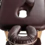 Массажный стол Atlas Sport складной 2-с 60 см деревянный (коричневый, сумка в подарок)