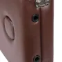 Массажный стол Atlas Sport складной 2-с 60 см деревянный (коричневый, сумка в подарок)