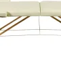 Массажный стол Atlas Sport складной 2-с 60 см деревянный (бежевый, сумка в подарок)