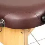 Массажный стол Atlas Sport складной 3-с 70 см деревянный (коричневый)