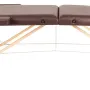 Массажный стол Atlas Sport складной 3-с 70 см деревянный (коричневый)