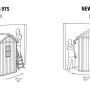 Хозблок садовый Keter NewtonPlus 759/975