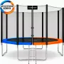 Батут Ametist Outside D435-14FT Blue/Orange