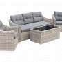 Комплект садовой мебели Lisofa Nepal 2430 (серый)