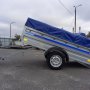 Автомобильный прицеп Кремень стандарт плюс (2,0х1,3х0,31 м) с тентом 70 см