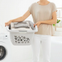 Корзина для белья Rotho Flowers (50 л, серый)