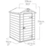 Хозблок садовый Keter Manor 4x3 бежевый