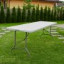Стол складной пластиковый Angioletto 180 см (белый)