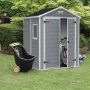 Хозблок садовый Keter Manor 6x5DD серый