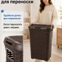 Корзина для белья Curver Style (60 л, коричневый)