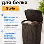 Корзина для белья Curver Style (60 л, коричневый)