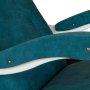 Кресло-качалка Бастион 4-2 (Goya teal/White)