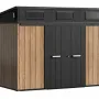 Хозяйственный блок Springhouse Smart Villa Deco 10х7 (черный/ореховый)