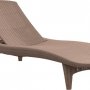 Шезлонг Keter Plastic Pacific Lounger (капучино) 230673