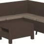 Набор мебели Keter Plastic Corfu Relax Set (коричневый) 227815