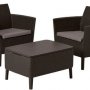 Набор мебели Keter Plastic Salemo Balcony Set (коричневый) 236845