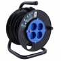 Удлинитель на катушке Electraline 49013 (30м, черный)