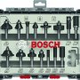 Набор фрез Bosch смешанный 8 мм (15 шт)