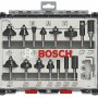 Набор фрез Bosch смешанный 6 мм (15 шт)