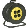 Удлинитель на катушке Калибр УСК2-4-30 (30 м, черный)