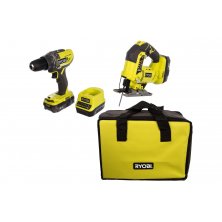 Набор инструмента Ryobi R18DDJS-220S ONE+