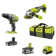 Набор инструмента Ryobi R18DDAG-252S ONE+