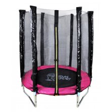 Батут Atlas Sport 140 см (4.5ft) на эластичных ремнях Pink