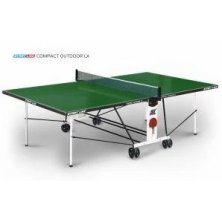 Теннисный стол Start Line Compact Outdoor-2 LX 6044-11 (с сеткой, композитный, на роликах, АКП)