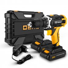 Дрель-шуруповерт Deko DKCD20FU-Li SET 3 (063-4175)