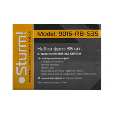 Набор фрез Sturm 9016-RB-S35