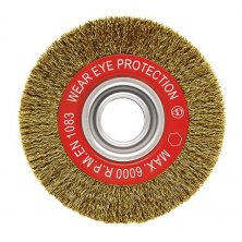 Щетка гофр,латун.сталь ф100х18 (522061-0008)