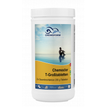 Средство для бассейна дезинфицирующее Chemoform Кемохлор Т в таблетках по 200г (1кг)