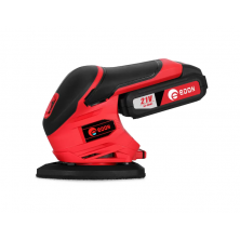 Эксцентриковая шлифовальная машина Edon OAF21-VC+Аккумулятор литий-ионный Edon LIO/OAF21-2,0A/h+Устройство зарядное Edon OAF21-400CB