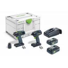 Набор аккумуляторного инструмента Festool TID 18 HPC 4,0 I-Set T18 (577244)