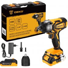 Винтоверт аккумуляторный Deko DKIS20-Li SET